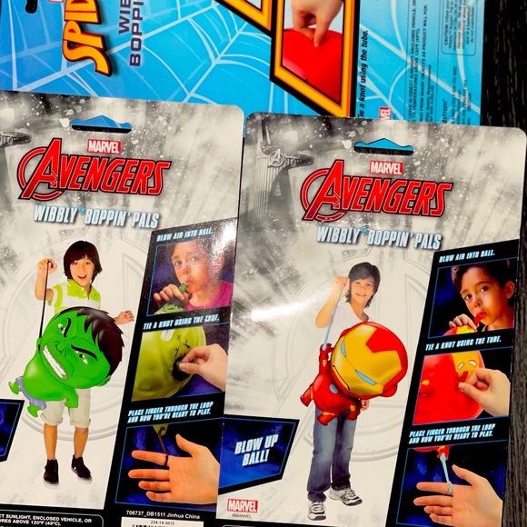 Marvel Wibbly Boppin’ Pals Hulk Iron Man & Spider Man - Picture 3 of 3